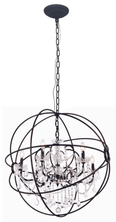 2020W32MB-911C  32X32  6 LIGHT  MATTED BLACK