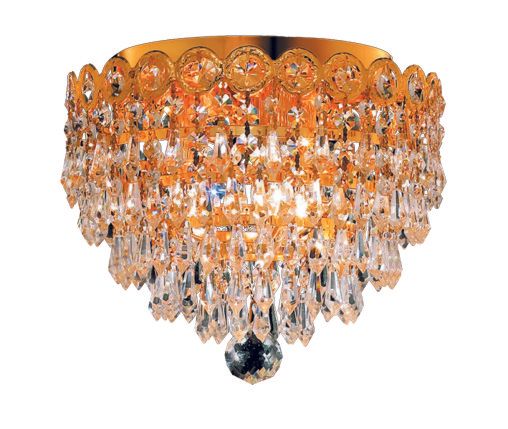1036F401-12G    12X10  3 LIGHT   24 K GOLD