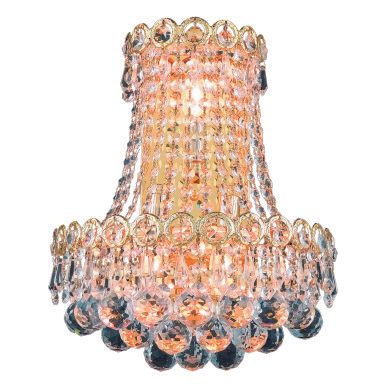 1036W12G  12X17  3 LIGHT  24K GOLD
