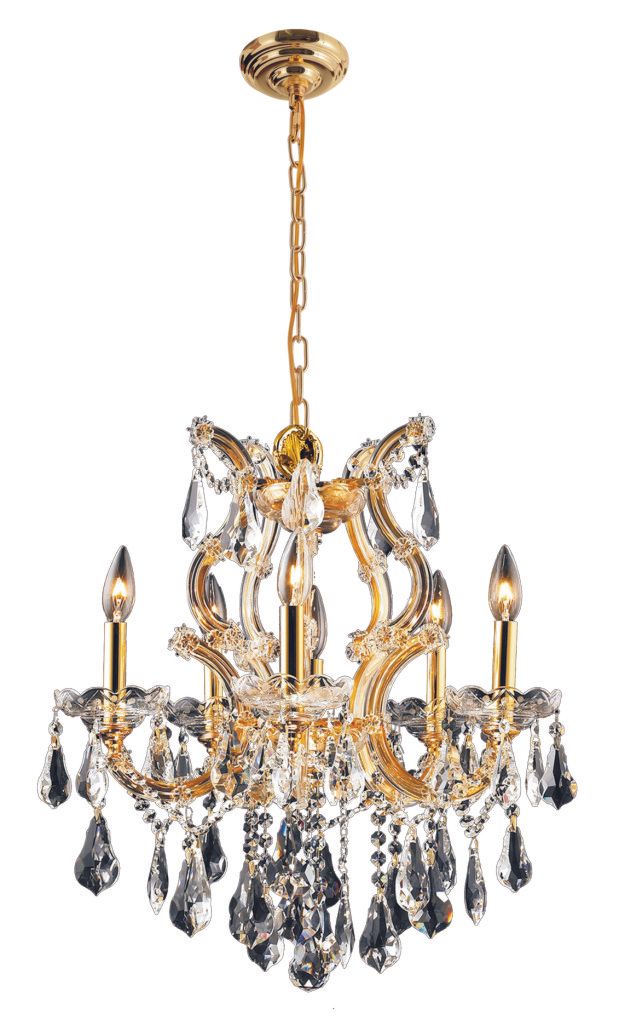 4004W21CG-917C  21X24  7 LIGHT  CLEAR GOLD