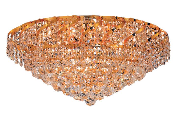 1039F26G  26X13  12 LIGHT   24K GOLD