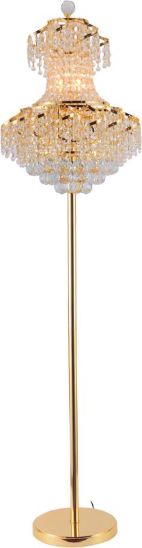 1039FL12G  12X62  6 LIGHT   24K GOLD