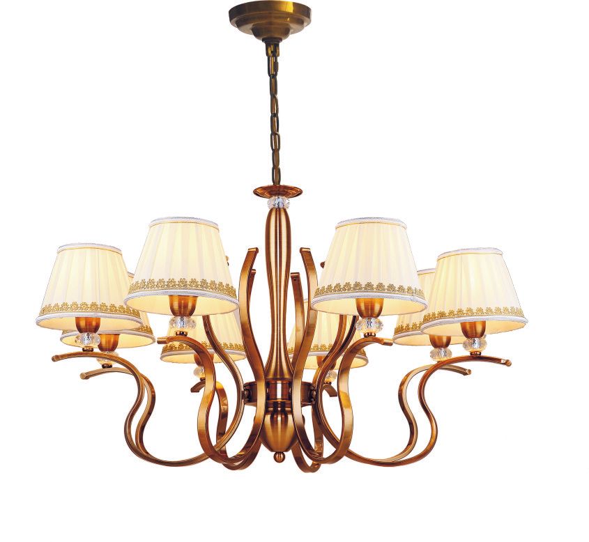2009W33SB 33 X 20 - 8 LIGHTS SHINY BRONZE