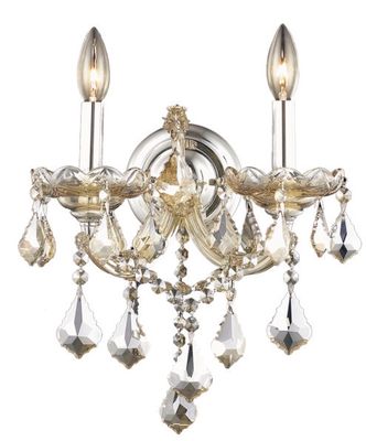 4004WW12T-911T  12X16  2 LIGHTS TEAK CHROME