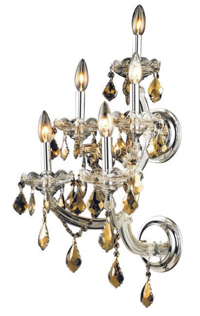 4004W12.5CC-911T 12.5X30  5 LIGHT CLEAR CHROME