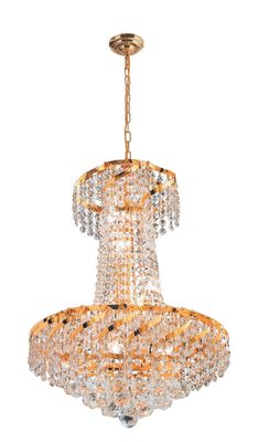 1039W18G  18X22  9 LIGTHT  24K GOLD