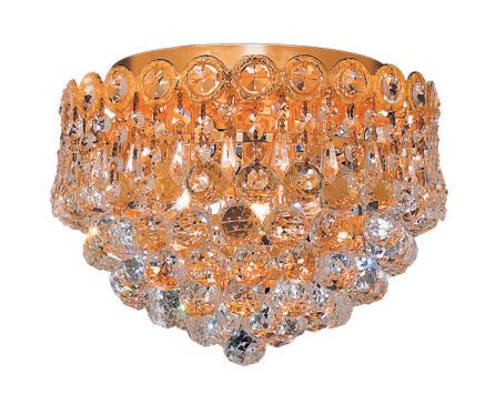 1036F12G  12X10  3 LIGHT  24K GOLD