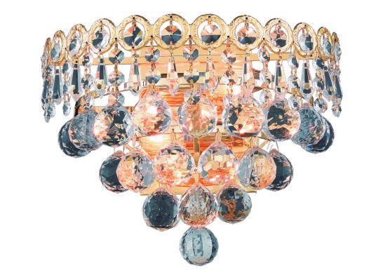 1036W12X6G  12X6  1 LIGHT  24K GOLD/CHROME