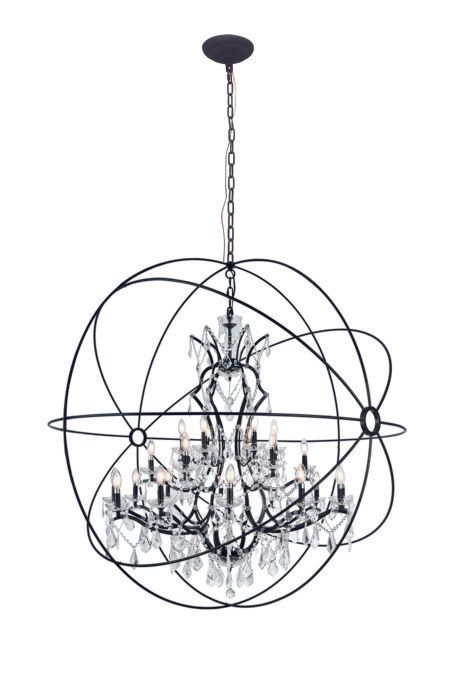 MALMO - 2020W64MB-911C 50 X 54 - 25 LIGHTS - MATTED BLACK