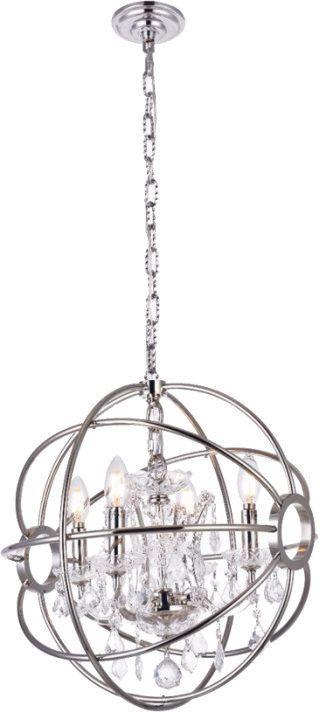 2020W17N-911C  17X19  4 LIGHT  NICKLE