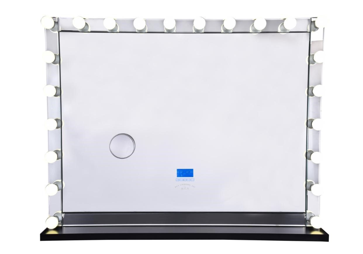 SM3942-SMART MIRROR 39 X 42 - SILVER  BLUETOOTH SPEAKES CHARGING PORT