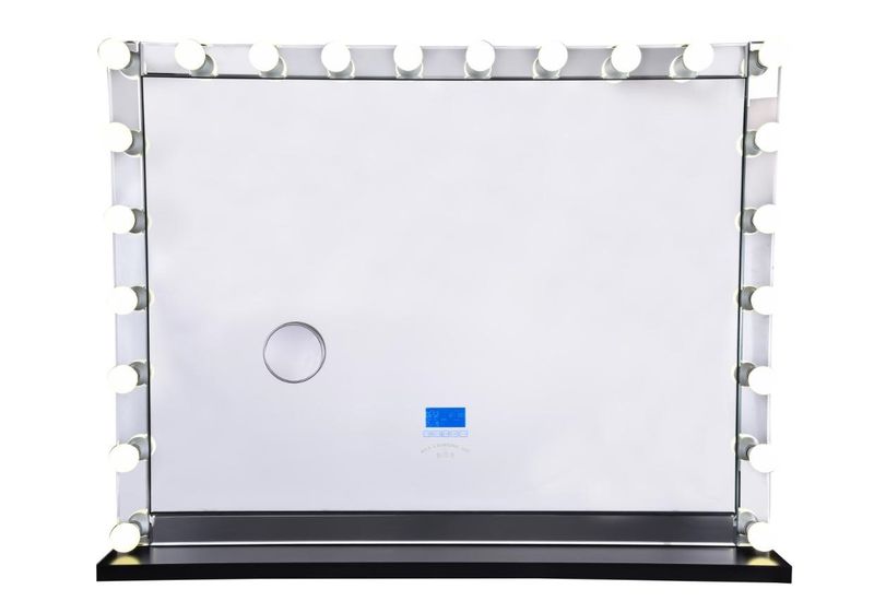 SM3942-SMART MIRROR 39 X 42 - SILVER  BLUETOOTH SPEAKES CHARGING PORT