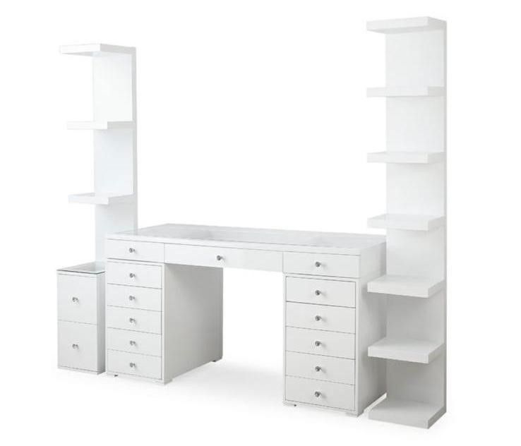 BS004 SHELF WITH STORAGE (VANITY IS NOT INCLUDED )