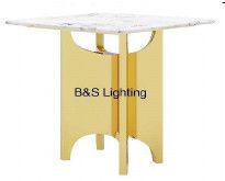 CN2002G  51 X 15 X 31 - GOLD STAINLESS STEEL  + MARBLE CONSOLE