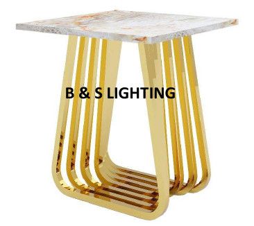 ET2005G MARBLE END TABLE
