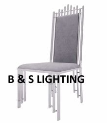 DC2004C 17 X 19 X 43 CHROME STAINLESS STEEL + DINING CHAIR