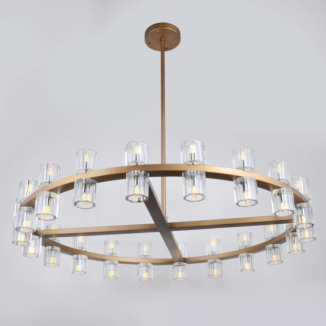14RND32AG 32&quot; X 24&quot; KYOTO ANTIQUE GOLD ROUND