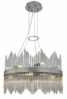 12RND24PT 24&quot; X 14&quot; MUNICH PEWTER ROUND
