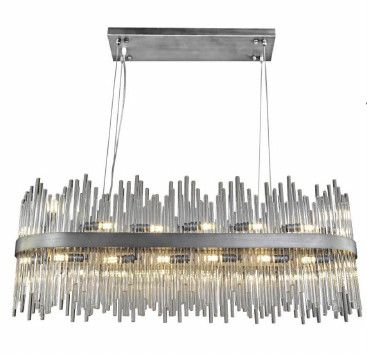 12OVL39PT 39&quot; X 14&quot; MUNICH PEWTER OVAL