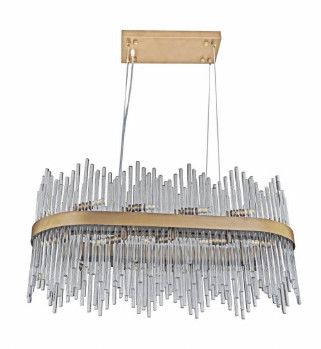 12OVL32PT 32&quot; X 14&quot; MUNICH ANTIQUE GOLD OVAL