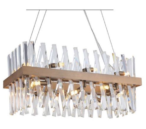 17REC26AG 26” X 11.8” MONTREUX ANTIQUE GOLD RECTANGULAR