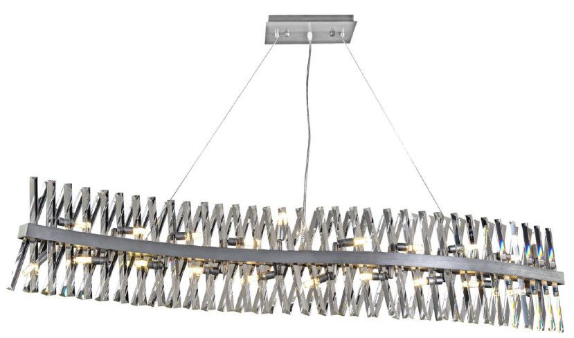 17WVE62PT 62” X 2.7” MONTREUX PEWTER WAVE