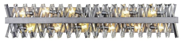 17WSC38PT 38” X 3” MONTREUX PEWTER WALL SCONCE