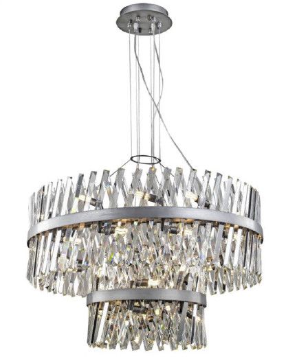 17RND33PT 32&quot; X 16&quot;  MONTREUX PEWTER ROUND