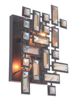 02WSC12BR 8&quot; X 12&quot; BRONZE ORAN WALL SCONCE