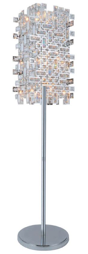01FLR13CH 13&quot; X 62&#39;&quot; CHROME  - ORAN FLOOR LAMP