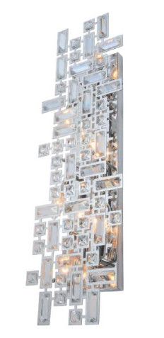 01WSC30CH 9&quot; X 30 CHROME ORAN WALL SCONCE
