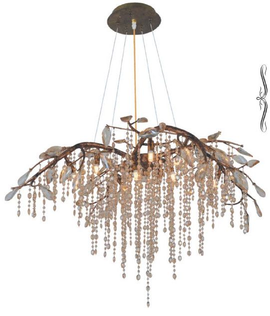 27RND33AG 33&quot; X 27&quot; VASCO ANTIQUE GOLD ROUND