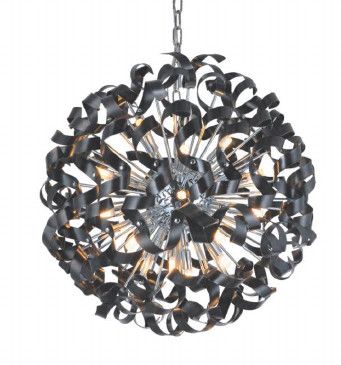 30RND23BL 22.5&quot; X 22.5&quot; RIETI BLACK ROUND
