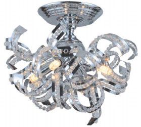 30FLT12CC 12&quot; X 10.5&quot; RIETI CHROME FLUSHMOUNT