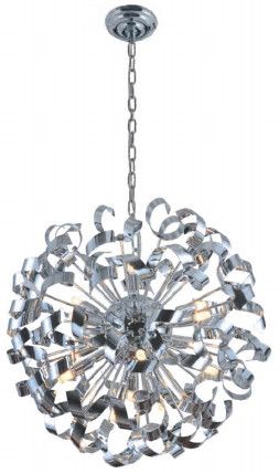 30RND23CH 22.5&quot; X 22.5&quot; RIETI CHROME ROUND