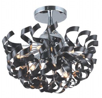 30FLT28BL 27.5" X 14" RIETI BLACK FLUSHMOUNT