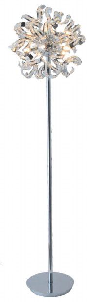 30FLR16CC 15.5&quot; X 67&quot; RIETI CHROME FLOOR LAMP