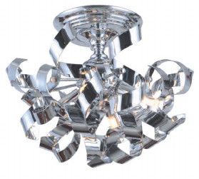 30FLT12CH 12&quot; X 10.5&quot; RIETI CHROME FLUSHMOUNT