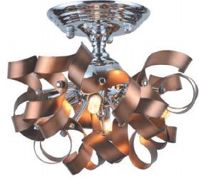 30FLT12AG 12&quot; X 10.5&quot; RIETI ANTIQUE GOLD FLUSHMOUNT