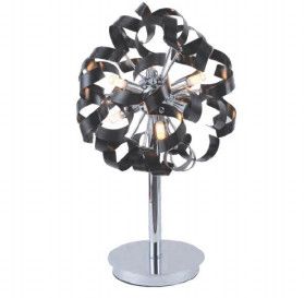 30TBL13BL 12.5&quot; X 20&quot; RIETI BLACK TABLE LAMP