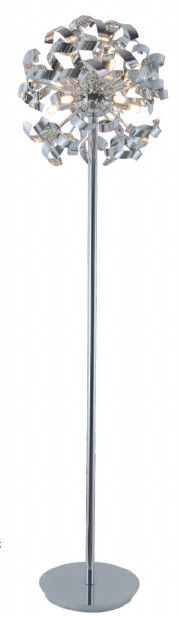 30FLR16CH 15.5&quot; X 67&quot; RIETI CHROME FLOOR LAMP