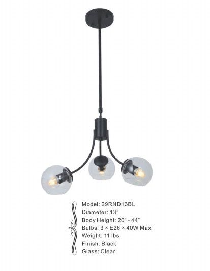 29RND13BL 13&quot; X 20&quot; SHINE BLACK ROUND