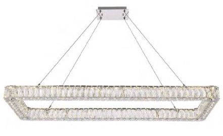 2044D32CCT 32&quot; X 16&quot; SAMSUNG LED CHROME RECTANGULAR-1 TIER