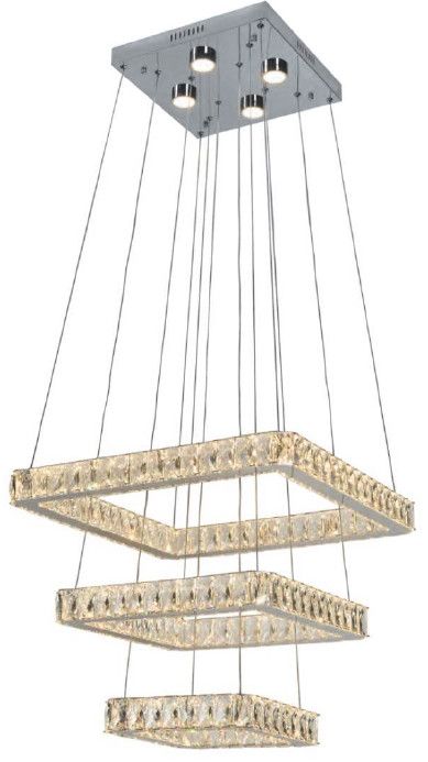 2042D23CCT 22&quot; + 17&quot; +12&quot; SAMSUNG LED CHROME SQUARE - 3 TIER