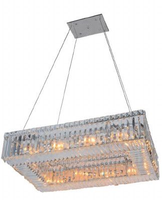 05SQR24CH 24&quot; X 10&quot; RIYADH CHROME SQUARE