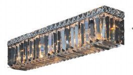 05WSC12CH 12" X 5" RIYADH CHROME WALL SCONCE