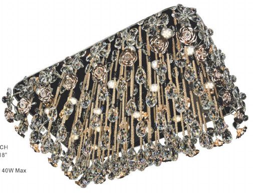 20RND40CH 40&quot; X 32&quot; X 17&quot; MARYLAND CHROME RECTANGULAR