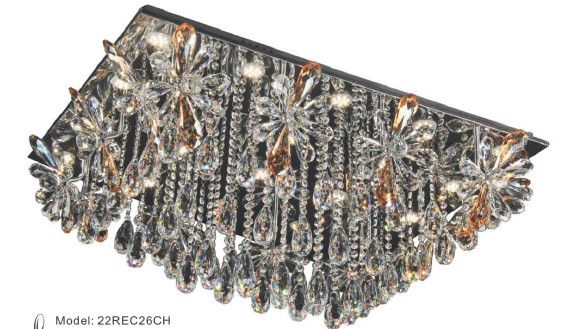 22REC26CH 26&quot; X 16&quot; MISSOURI CHROME RECTANGULAR