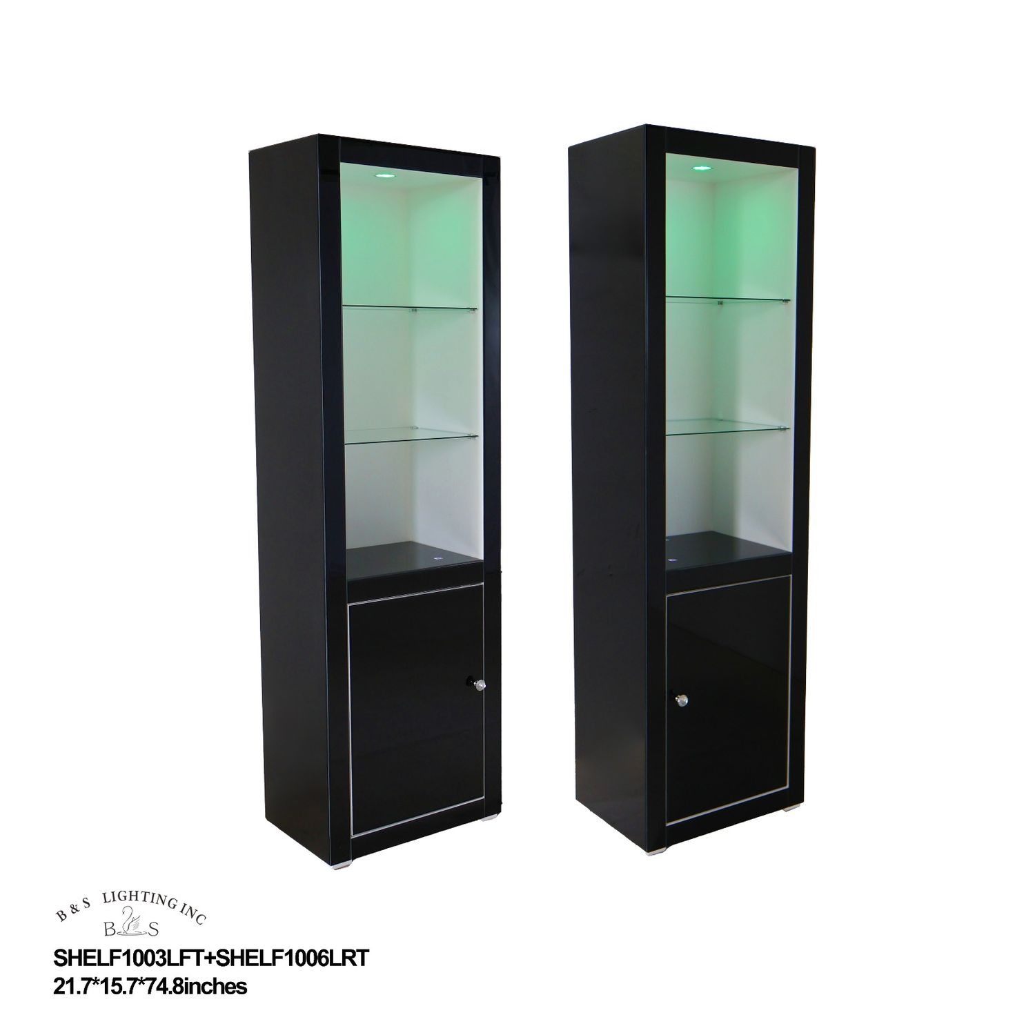 SHELF1006LRT – Display Shelves 21.7&quot;×15.7&quot;×74.8&quot;