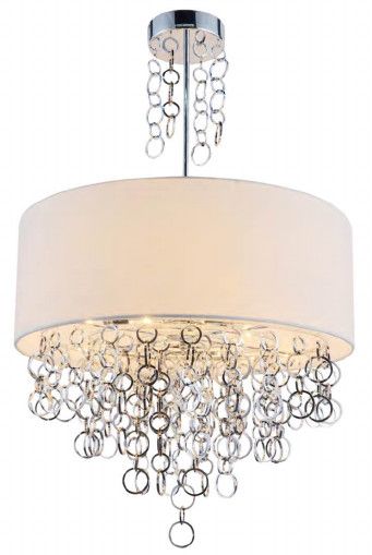 2300H24WC 24&quot; X 24&quot; PIPPA CHROME ROUND